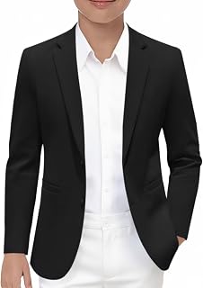 Boys Blazer Casual Two Button Sport Coat