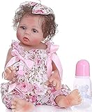 REAL LIFE LIKE BABY DOLL: our baby dolls have Lifelike features, watery eyes, lovely face. Whether it's at home, in the office, or outdoors, they are perfect choices, they will bring you a warm and comfortable mood.
