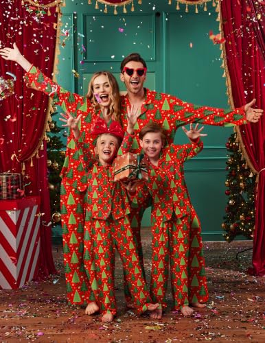Ekouaer Family Christmas Pajamas Matching Pjs Sets for Women, Men and Kids - image 2