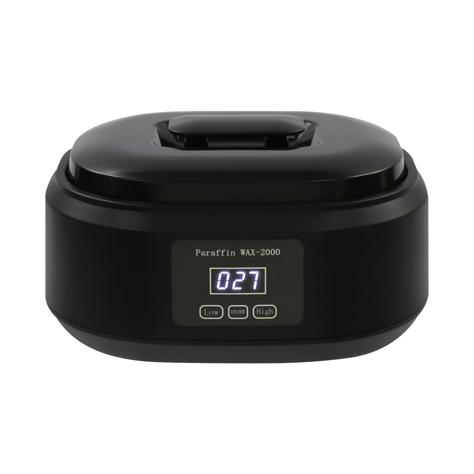 Baño de parafina para manos y pies, con pantalla táctil LED, capacidad de 3,4 l, calefacción rápida y protección contra sobrecalentamiento, para manos, cuidado de pies y fabricación de velas (negro)