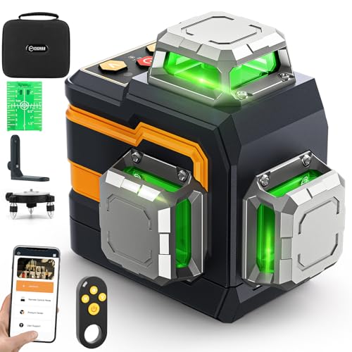 CIGMAN Green Laser Level 3x360° Self Leveling, App Control CM-S01