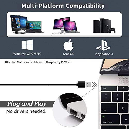 USB Recording Microphone, Computer PC Podcast Condenser Cardioid Mic with Mute Button & LED Indicator for Laptop, Mac, PS4 - Vocal, Podcasting, Skype, YouTube, Games, Streaming (JV603PRO) - Thumbnail 2