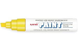 Premium Paint Markers, Yellow, Bold Strokes