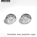 Luck&Link Transparent Thumb Grips for Legion Go 2, Joystick Caps for Legion Go2 Thumbstick Cover (for Legion Go 2)