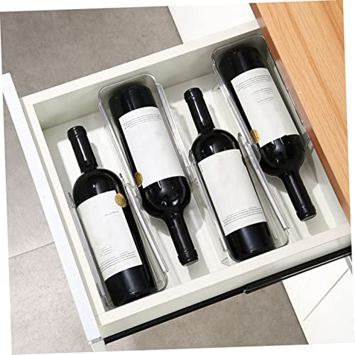 Soporte pequeño para botellas de vino 4 piezas miniatura 7