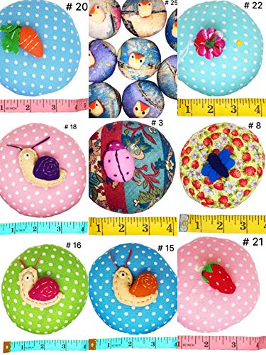 Peavytailor Emery Pin Cushion 10 Oz Needle Storage Organizer, Handmade Pin Cushions For Sewing. Cute Shaped Needle Cushion For Sewing Diy Crafts - Dragonfly Orange #TOP7