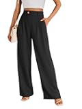 Wide Leg Dress Pants Women's High Waisted Dressy Trousers