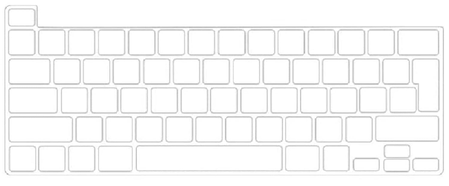 Se7enline Compatible with Macbook Keyboard Cover Skin for Mac Neo & Air 13/15 & Pro 14/16 inch (M5 M4 M3 M2 M1 A18 Pro) 2026/2025/2024/2023/2022/2021 Silicone Waterproof Dustproof EU Layout,Black — view 66