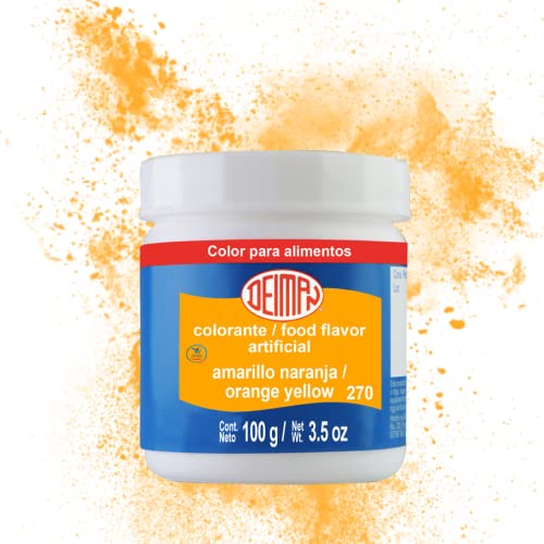Deiman Artificial Food Color Orange Yellow 270 (3.5 oz)