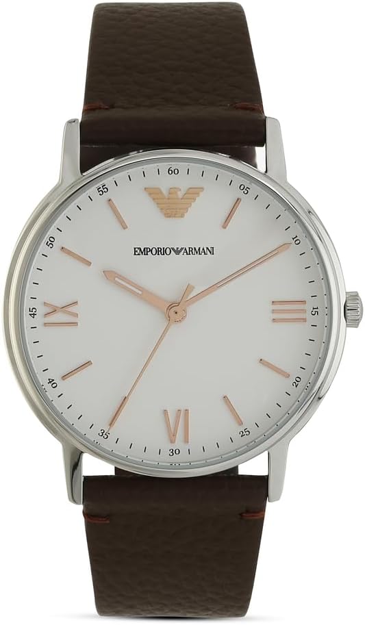 Emporio Armani Men's Watch, Silver Stainless Steel Argentina Ubuy