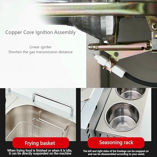 Friteuse professionnelle acier inoxydable double cuve 10Lx2 de comptoir