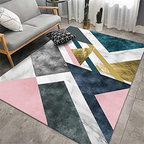 Tapis garçon chambre abstrait 200X300cm grand format doux et résistant - 2