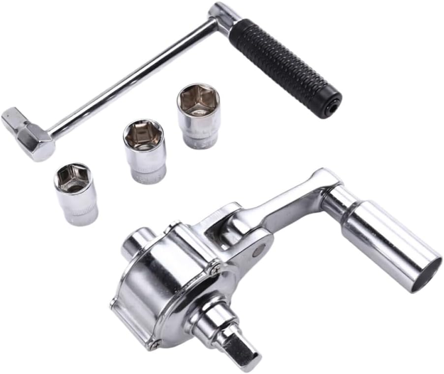 Tire Lug Nut Remover Torque Multiplier Wrench Set 1:16 Compatible With Automotive Vehicles