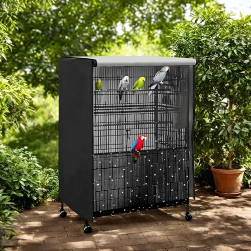 Housse de cage à oiseaux pour protéger vos perruches dans le salon - 4