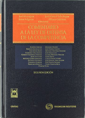 Portada de Comentario a la ley de defensa de la competencia