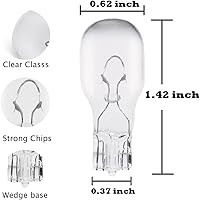 Vista 2 de Luces de paisaje - Bombillas Malibu T5 de bajo voltaje, 11 W, 12 V, base de cuña, paquete de 10