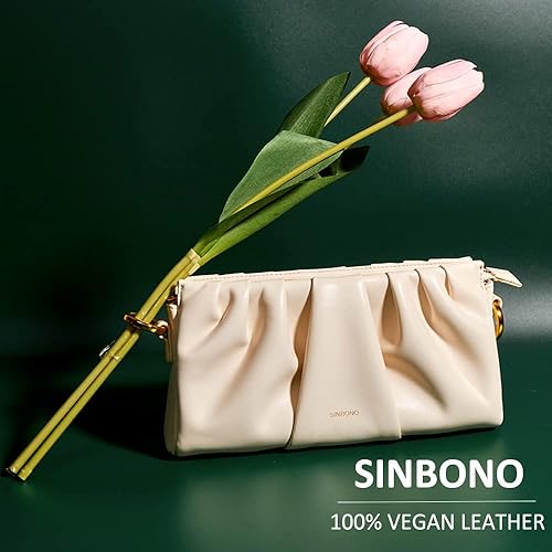 Miniatura 2 de SINBONO Evelyn Hobo - Bolso de mano con cierre de cremallera y correas ajustables para mujer