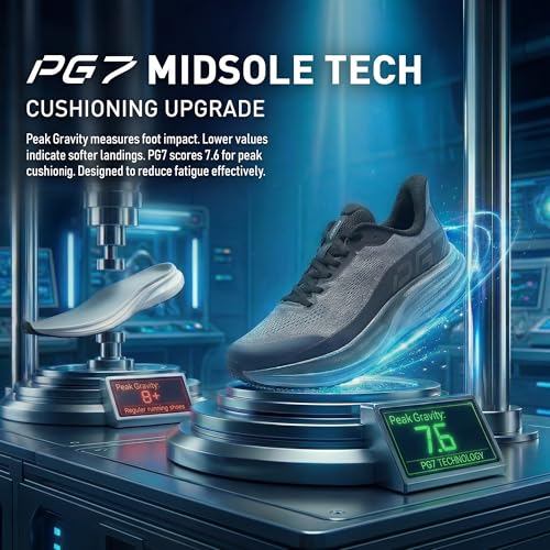 Image of ANTA Men's PG7 3.0 Cushioning Running Shoes Enhanced Lateral Support Athletic Sneakers Lightweight and Breathable Shoes for Gym Walking and Standing