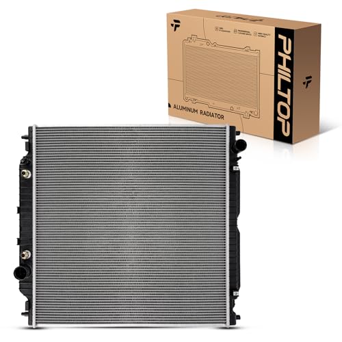 Image of PHILTOP CU2887 Automotive car Radiators for 2005-2007 F250 /F350 Super Duty 6.0 /6.8L 2005-2007 F450 /550 Super Duty (with Downflow Radiator; 2 inch Outlet)