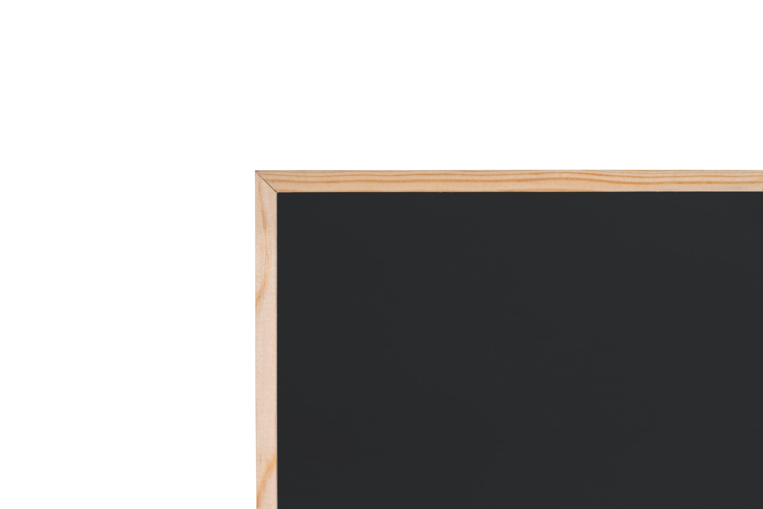 Bi-Office Lavagna New Basic, 88.5 x 58.5 cm, Superficie Non Magnetica, Cornice In Pino Verniciato
