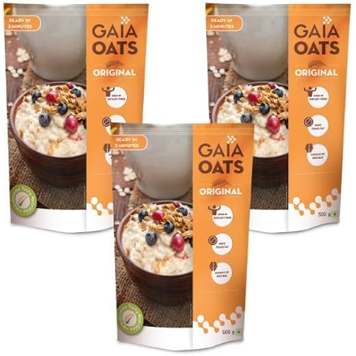 GAIA Oats Fiber Boost 500gm Pack