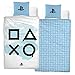 Character World Playstation Bettwäsche 135x200 + Kissenbezug 80x80 Gamer Playstation · 100% Baumwolle · Teenager-Bettwäsche