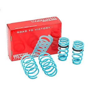 Godspeed LS-TS-HA-0013 Traction-S Performance Lowering Springs, Reduce Body Roll, Improved Handling, Set of 4, compatible with Honda CR-V (RM3/RM4) 2012-16