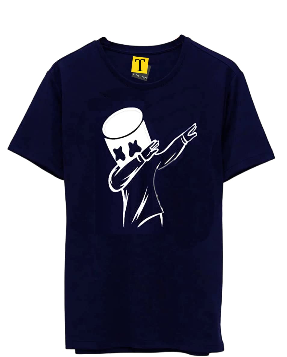 Tfortees Mens Cotton Tshirt(AZ_1808_Blue)