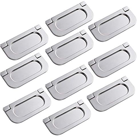 10x Manijas invisibles de Acero inoxidable para Armario Cover