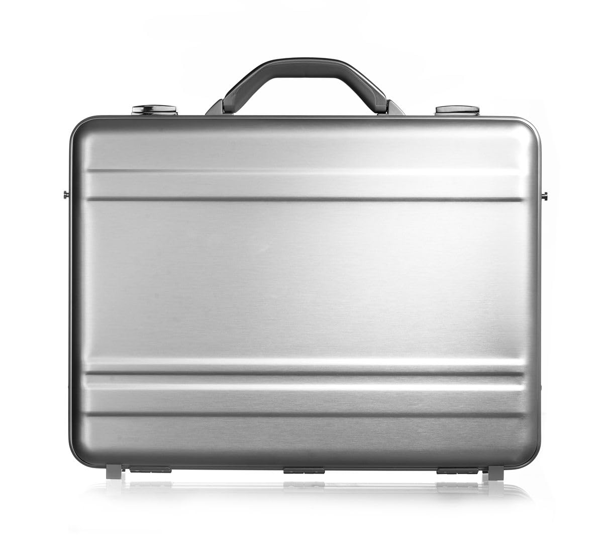 Premium-Aluminium-Aktentasche, Groß, sicherer, Leichter, langlebiger, multifunktionaler Aufbewahrungskoffer mit Schaumstoff-Innenseite für Profis, 45,4 x 34,0 x 10,8 cm (innenM.)