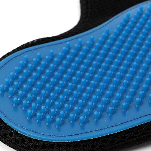 Luva P/Remover Pelos P/Pets Union Chance Azul/preto