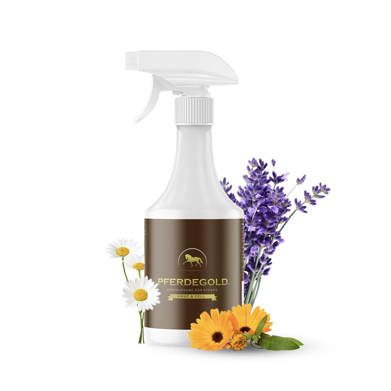 Haut & Fell Spray 1L - Natürliche Fellpflege für Pferde - Gegen Juckreiz - Feuchtigkeitsspendend - Pferde Zubehör - Dopingfrei - Made in Germany