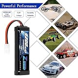 Zeee lot de 2 batteries NiMH 7,2 V 4200 mAh prise Tamiya photo 4