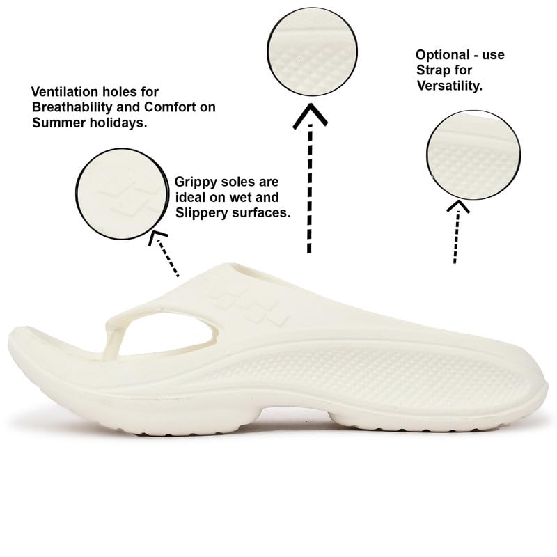 Image of HEALTH FIT Super Soft Ortho Care Bounce Back|Anti-Skid & Comfortable Stylish Light weight |Waterproof Slipper for Daily Use| Flexiable for Men's HF11 Light Grey