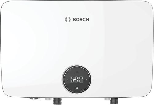 Bosch Thermotechnology Tronic 6100 - Calentador de agua eléctrico sin tanque, 27 kW, color blanco