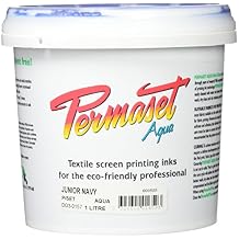 Permaset Aqua Fabric Standard Cover Screenprinting Inks - Junior Navy - 1 Liter