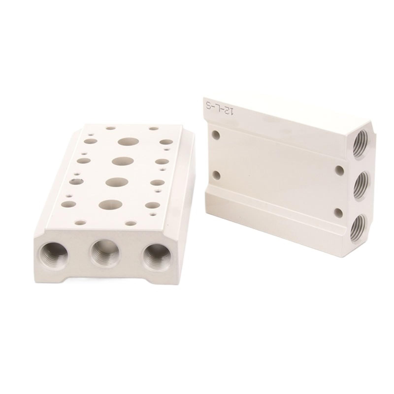 Embase pour électrovanne 4V100M12F collecteur de bloc de bus pneumatique de 2 à 12 stations