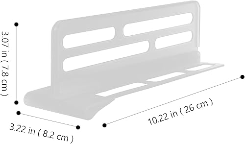 Miniatura 2 de ARTIBETTER 3 separadores ajustables para puerta lateral de refrigerador, organizadores de plástico para alimentos, bebidas y condimentos, paneles de