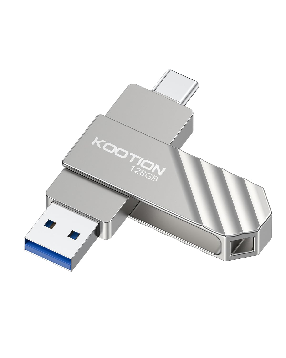 KOOTION USB-Stick, 128 GB, USB C 3.2, USB-Stick, 128 GB, OTG