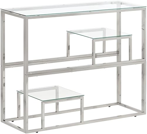 Mesa auxiliar para sofá, mesa de consola moderna, rectangular, moderna para espacios pequeños, sala de estar, dormitorio