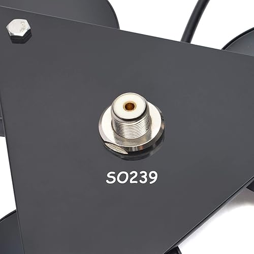 Miniatura 3 de TWAYRDIO Triple imán magnético montaje SO239 conector W/16.4ft baja pérdida RG58 cable coaxial PL259 conector para HF VHF UHF CB antena de radio uso