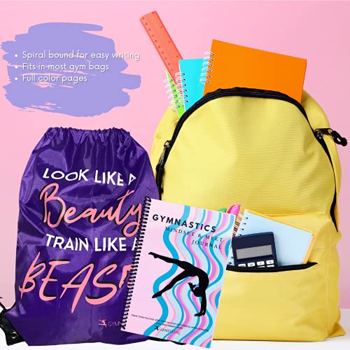 Gymnasticshq Gymnastic Mindset & Meet Journal: Gymnastics Scorebook For Girls - Ultimate Book To Set Goals & Track Up To Meets, Improve Gymnastic Performance #TOP6