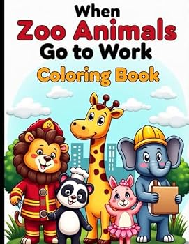 Jungle Careers: A Coloring Book of Working Animals: A Fun and Imaginative Coloring Book for Kids