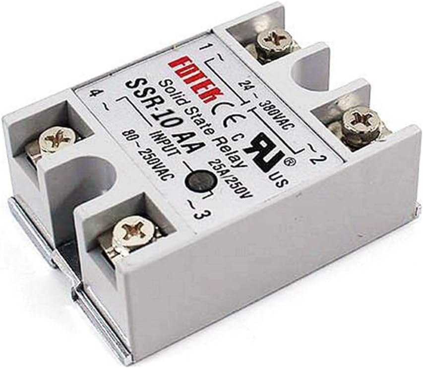 Solid State Relay SSR-10AA SSR-25AA SSR-40AA 10A 25A 40A AC Control Relais 80-250VAC to 24-380VAC SSR 10AA 25AA 40AA(SSR-25AA)