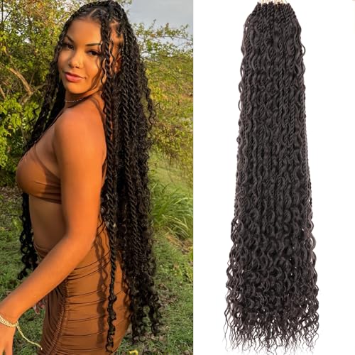 RuiYok 9 Packs Island Twist Crochet Hair with...