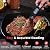 Meat Thermometer Digital Ultra Fast Instant Read Food Thermometer for Cooking, Grill, BBQ, Baking, Frying, Candy Making, Waterproof with Backlight & Calibration and Hold Function (Black)