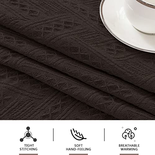 Meetsky Couch Cover Sofa Covers For 3 Cushion Couch Sectional Couch Covers Cover Protector Sofa Throw Cover For Couches Decorative Modern Style For Living Room (Xx-Large: 91" X 134", Chocolate) #TOP4