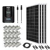 Renogy 400 Watt 12 Volt Monocrystalline Solar Starter Kit with 40A Rover MPPT Charge Controller