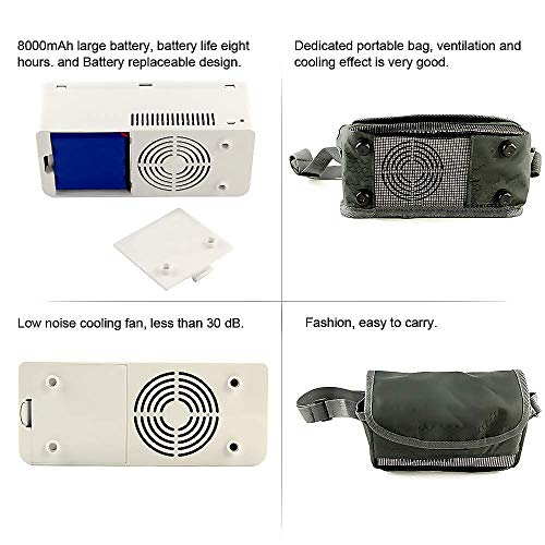 Image of Maxbell Portable Mini Medicine 0 to 8 Degree Freezer Insulin Cooling Travel Car Refrigerator for Diabetic Patient 9 Hours Standby (White)