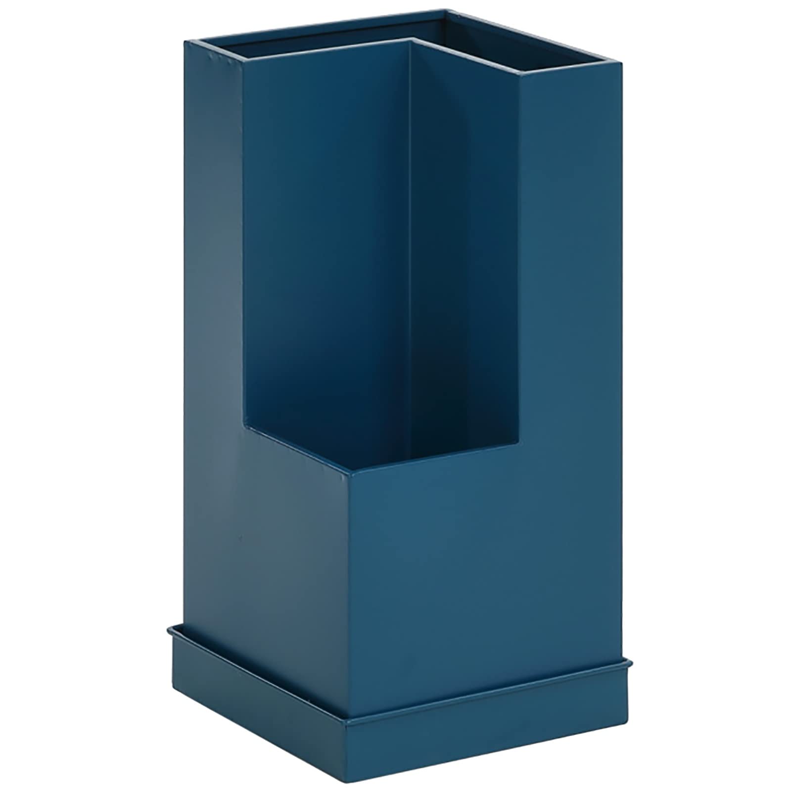 Porte-parapluies nordique bleu pour une entrée de bureau ou de maison toujours propre et rangée